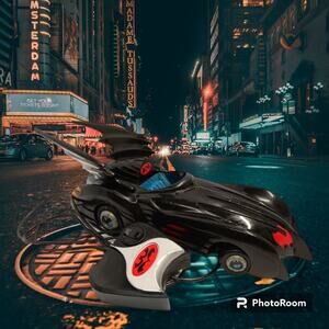 Batman Wired Remote Control Car Corded Batmobile WORKS Hasbro 1997 DC Comics